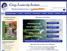 Tablet Screenshot of clergyleadership.com